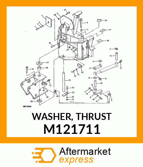 WASHER, THRUST M121711