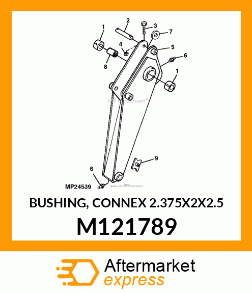 BUSHING, CONNEX 2.375X2X2.5 M121789