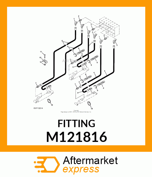 ADAPTER, UNION 9/16 M121816