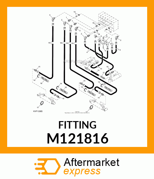 ADAPTER, UNION 9/16 M121816