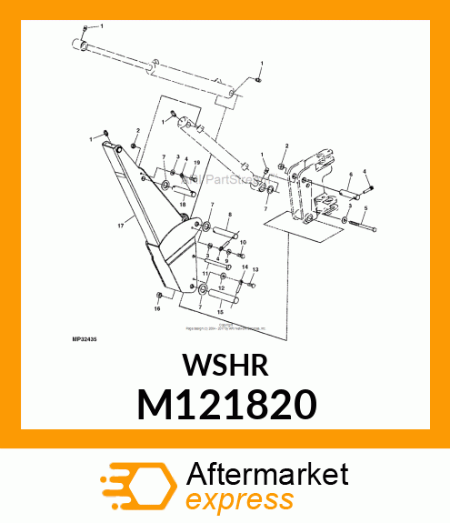 BUSHING, MACHINE 1.125X1.75X18GA M121820