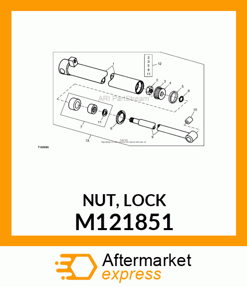 NUT, LOCK M121851