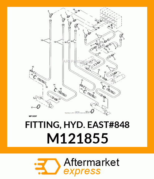 FITTING, HYD. EAST#848 M121855