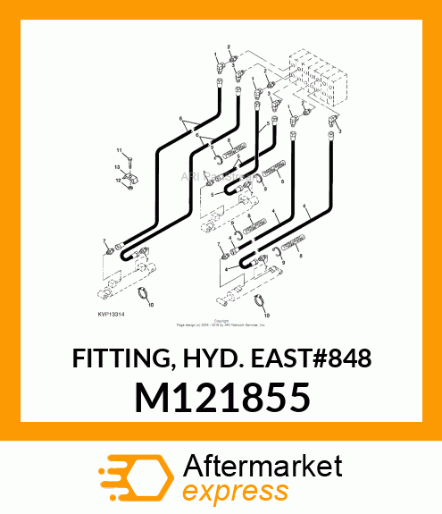 FITTING, HYD. EAST#848 M121855