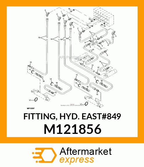 FITTING, HYD. EAST#849 M121856