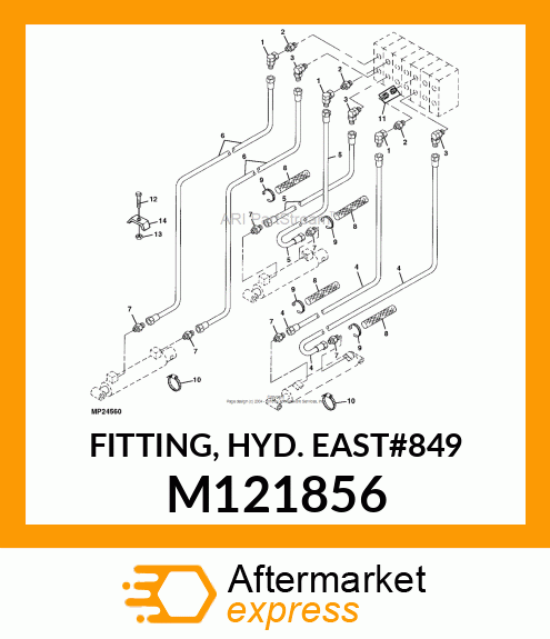 FITTING, HYD. EAST#849 M121856