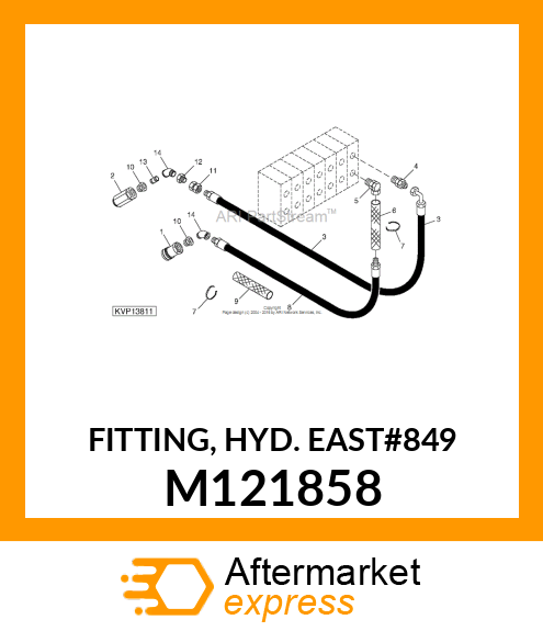 FITTING, HYD. EAST#849 M121858