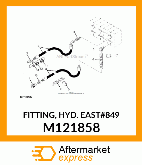 FITTING, HYD. EAST#849 M121858