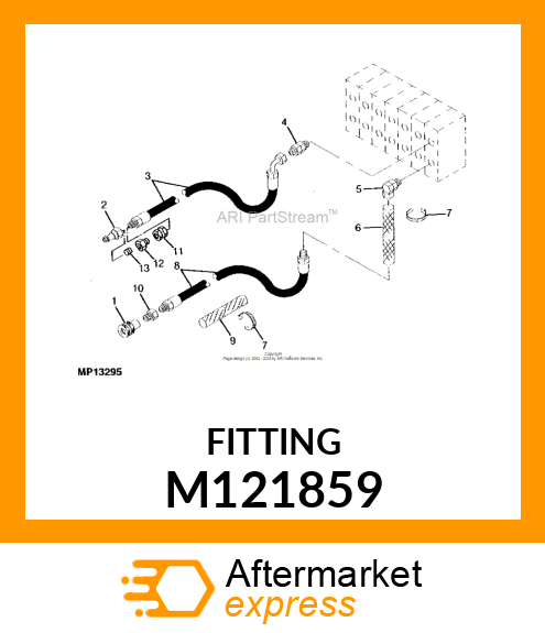 FITTING, HYD. EAST#848 M121859