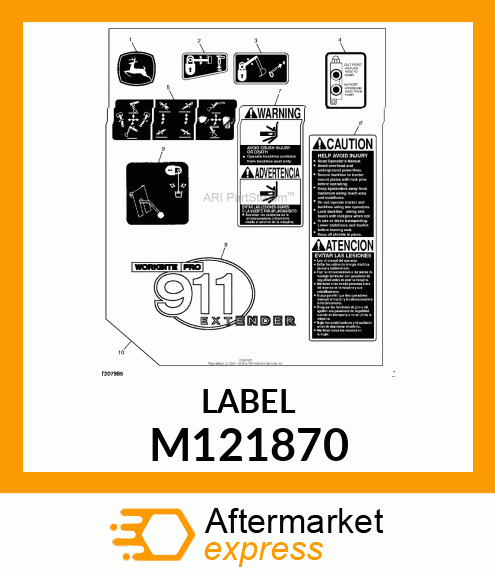 LABEL, BOOM LOCK M121870