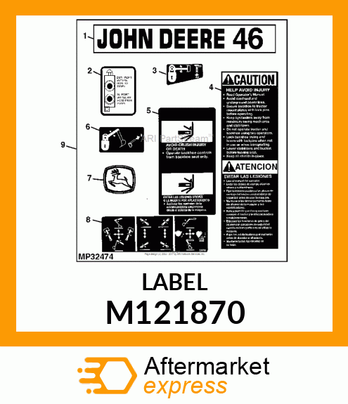 LABEL, BOOM LOCK M121870