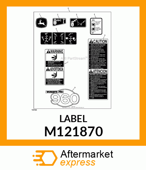 LABEL, BOOM LOCK M121870