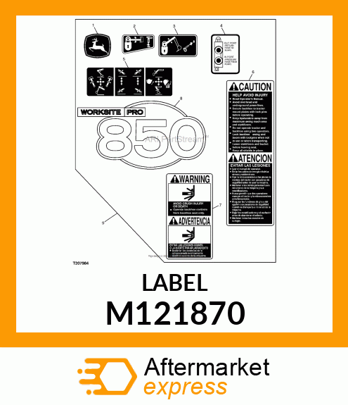 LABEL, BOOM LOCK M121870