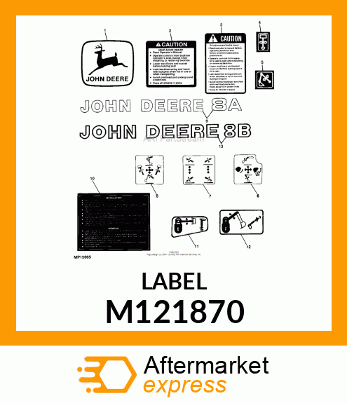 LABEL, BOOM LOCK M121870