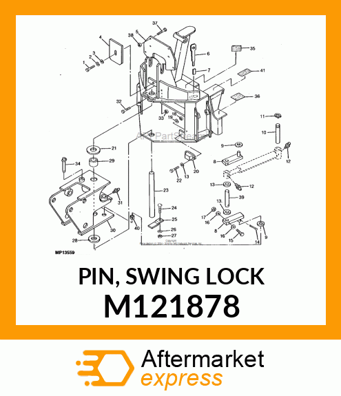 PIN, SWING LOCK M121878