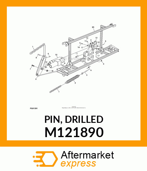 PIN, DRILLED M121890