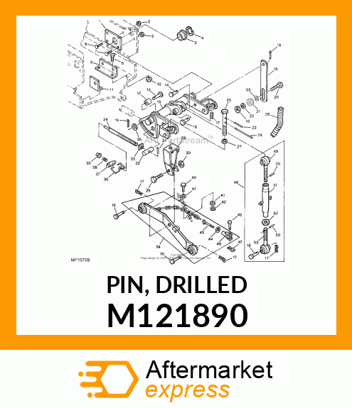 PIN, DRILLED M121890