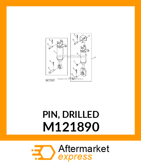 PIN, DRILLED M121890