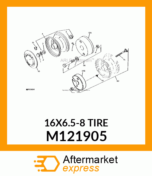 TIRE, 16.00 X 6.50 M121905