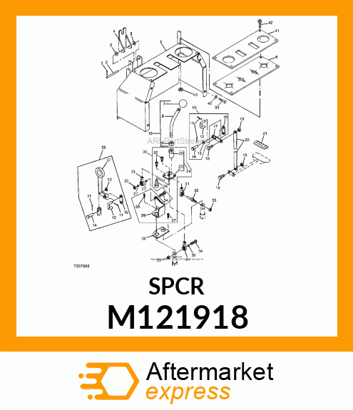 SPACER, .39 O.D. X .316 M121918