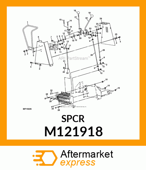 SPACER, .39 O.D. X .316 M121918