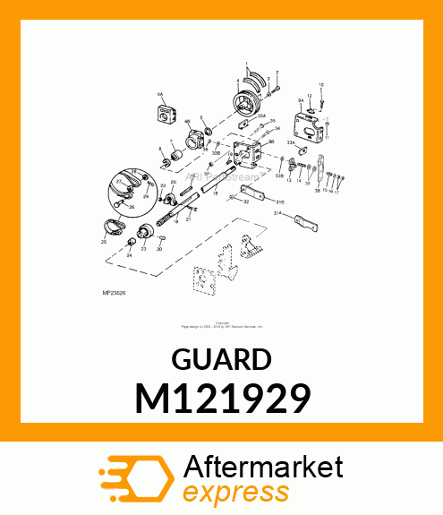 GUARD, PTO BELT M121929