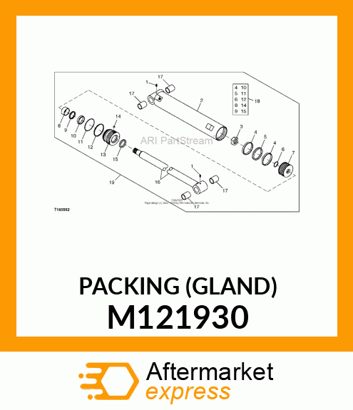 PACKING (GLAND) M121930