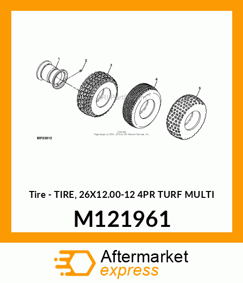 Tire 26x12-12 M121961