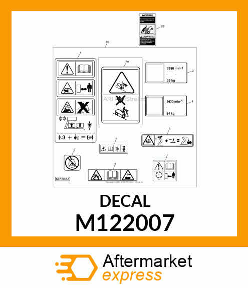 LABEL, CAUTION (SEAT RELEASE) M122007