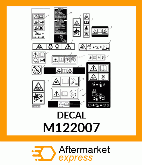 LABEL, CAUTION (SEAT RELEASE) M122007