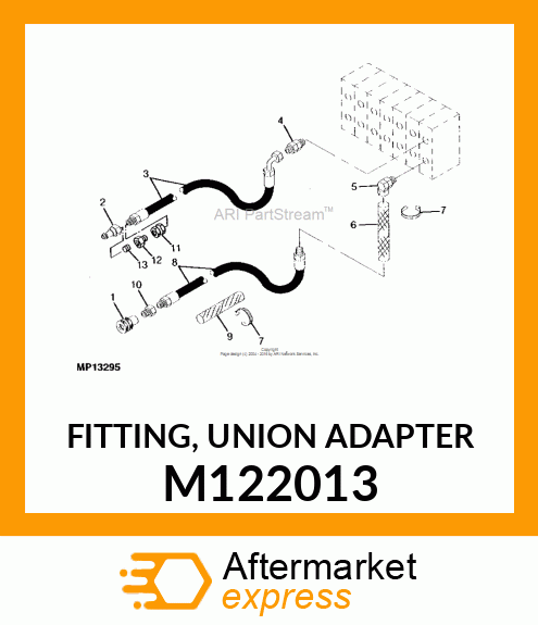 FITTING, UNION ADAPTER M122013