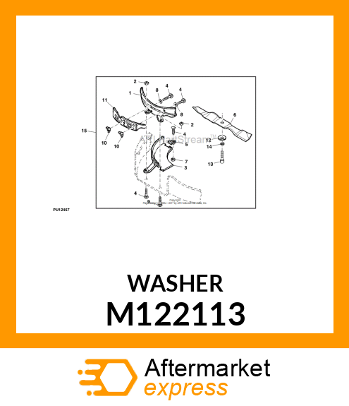 WASHER, HARDENED M122113