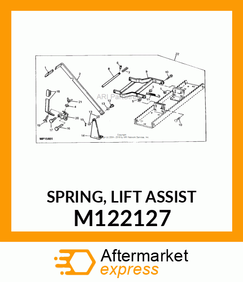 SPRING, LIFT ASSIST M122127