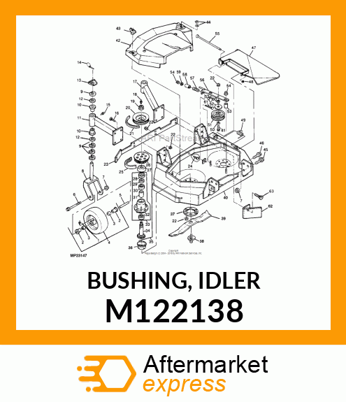 BUSHING, IDLER M122138