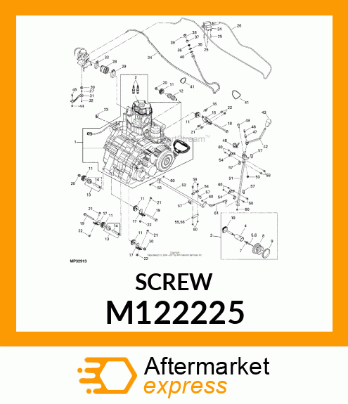 SCREW M122225