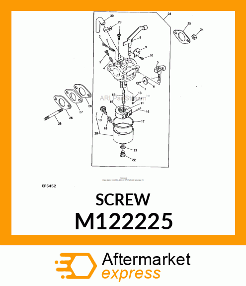 SCREW M122225