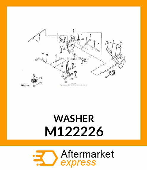 WASHER M122226