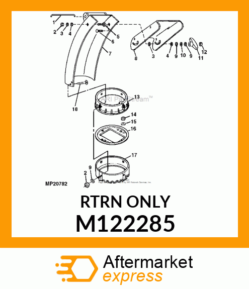 Bushing - COLLAR, RING GEAR M122285