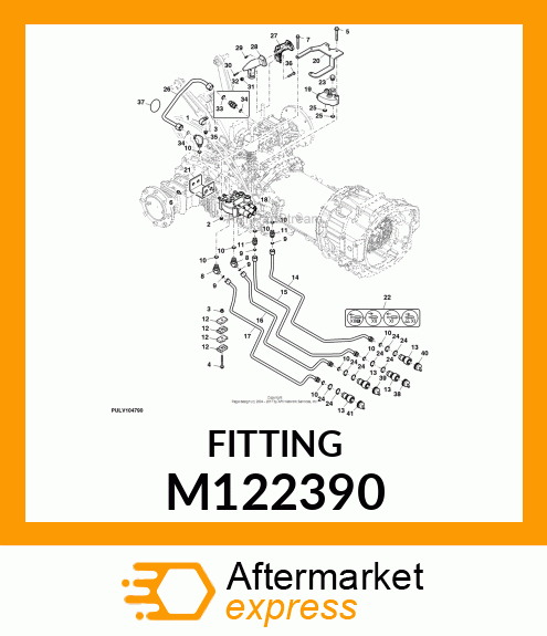 FITTING, PLUG, 3/4" M122390