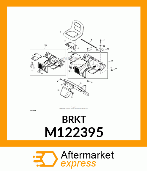 BRACKET, BOX LOCK M122395