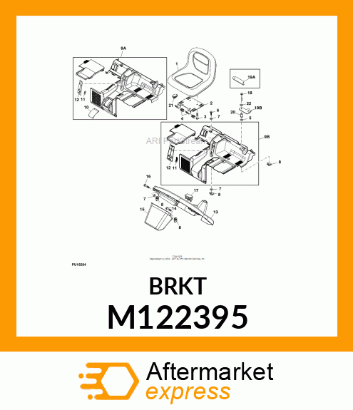 BRACKET, BOX LOCK M122395