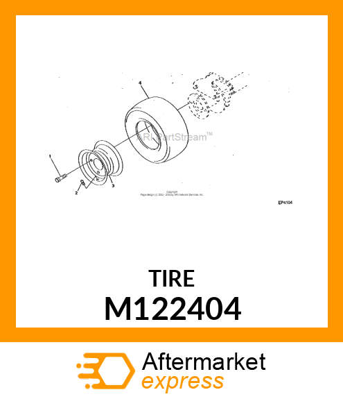 TIRE,20X10 M122404