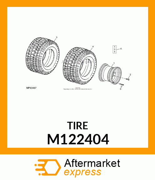 TIRE,20X10 M122404