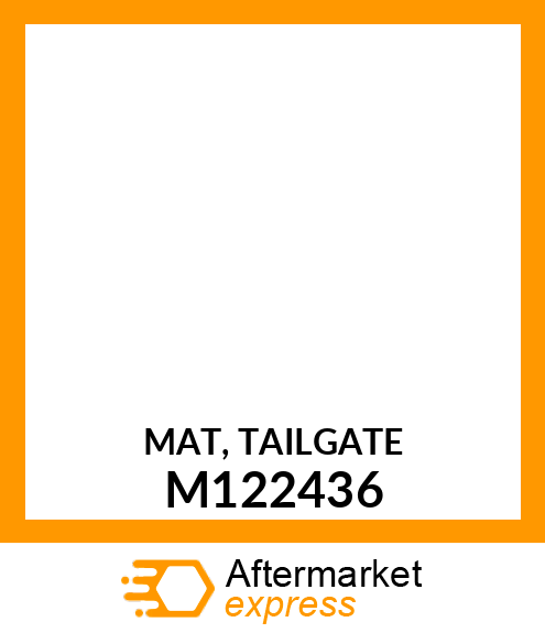 MAT, TAILGATE M122436