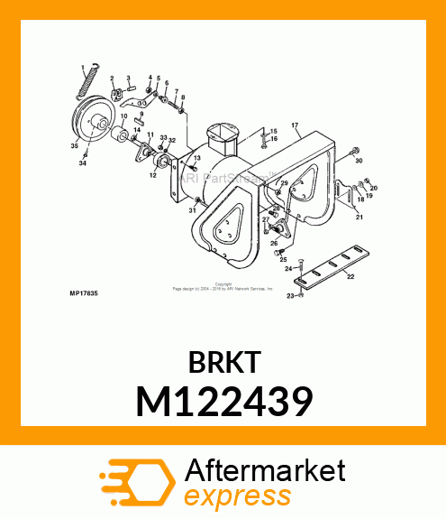 Arm - ARM, BRAKE M122439