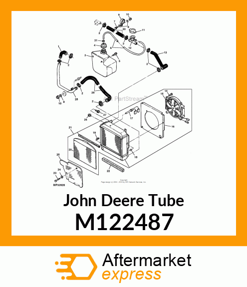 TUBE, COOLANT M122487