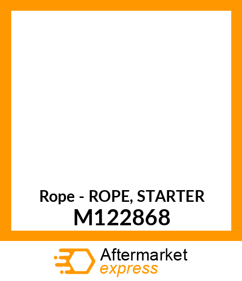 Rope - ROPE, STARTER M122868