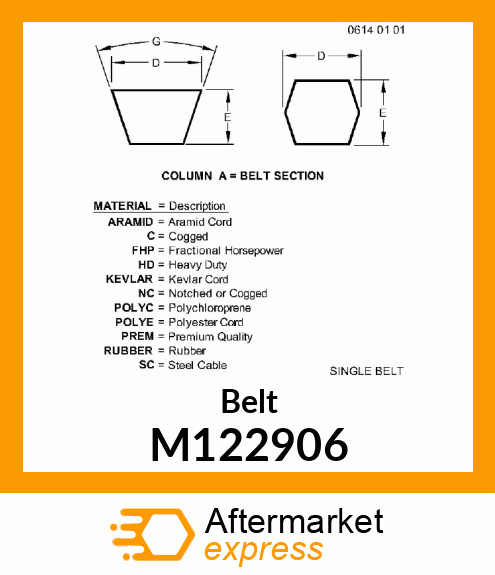 Belt M122906
