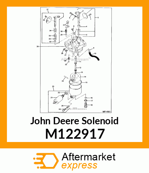 SOLENOID ("SHINDENGEN") M122917