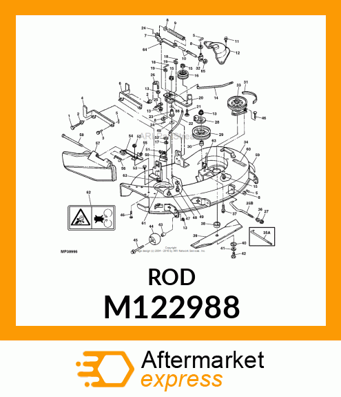 ROD, PTO SPRING # M122988